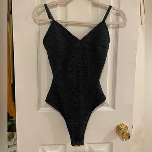 Olivaceous- Lace bodysuit